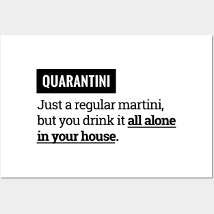 Funny Quarantini Posters and Art